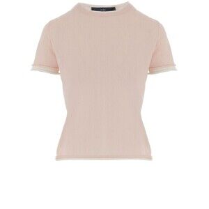 Arch4 Cashmere T-Shirt With Contrasting Edging - NWT